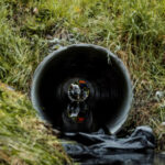 opening of a large drain tunnel